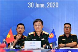 Hội nghị trực tuyến Nhóm làm việc Quan chức Quốc phòng cấp cao ASEAN mở rộng